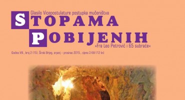 Izašao 15. broj glasila Stopama pobijenih 