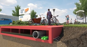 VolkerWessels, koncept projekta ,  korištenje reciklirane plastike, asfalt, plastične ceste