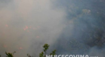 Veliki požar na području Bileće, vatrom zahvaćen prostor od oko 10.000 hektara