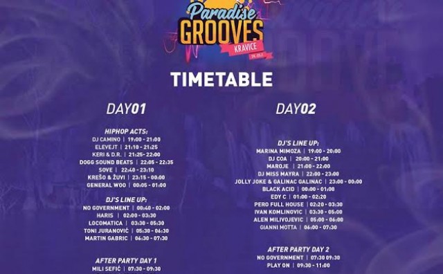Kravice: Počinje Paradise Grooves glazbeni festival 