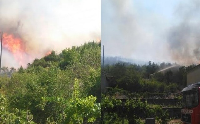 studenci, Ljubuški, požar