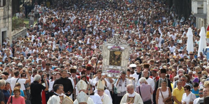 Preko sto tisuća vjernika na proslavi Velike Gospe u Sinju