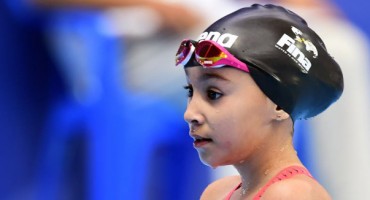 Alzain Tareq , najmlađa natjecateljica SP-a, plivanje