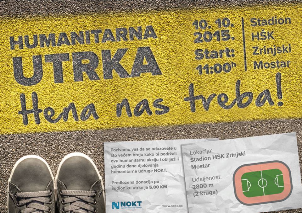 Mostar: Humanitarna utrka Hena nas treba