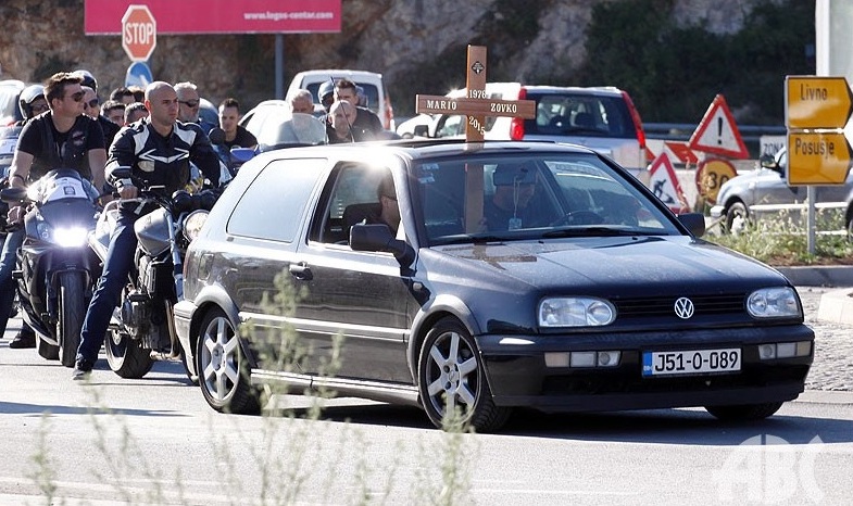 Široki Brijeg i prijatelji bajkeri ispratili Đeku na put vječnosti