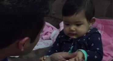 s više od 25 milijuna pregleda: Pogledajte što je ova beba napravila tati!