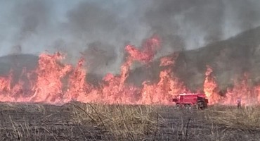 Hutovo blato, požar