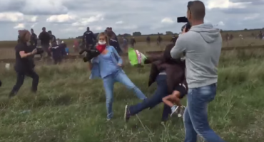 kamermanka, Mađarska, izbjeglice iz Sirije, izbjeglice