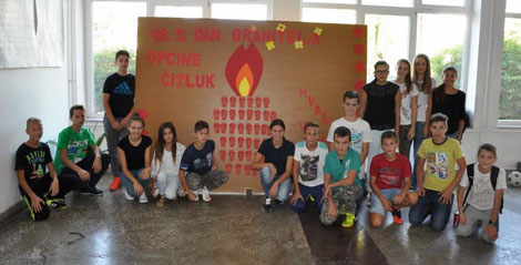 Učenici OŠ Čerin obilježili Dan branitelja Općine Čitluk