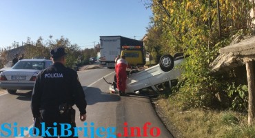 Nova prometna nesreća na području Širokog Brijega u mjestu Knešpolje