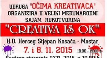 Mostar: Udruga Očima kreativaca organizira II međunarodni  sajam rukotvorina