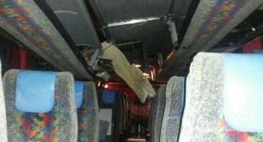 Stijena pala na autobus nedaleko od Mostara