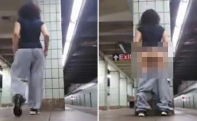  Skinula veš, raširila noge i počela da se trlja o zid na stanici metroa!