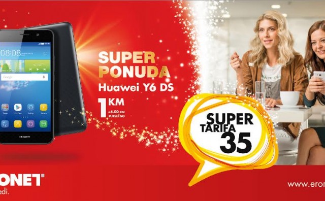 Tarifa Super 35 i Huawei Y6 DS u nedoljivoj ponudi