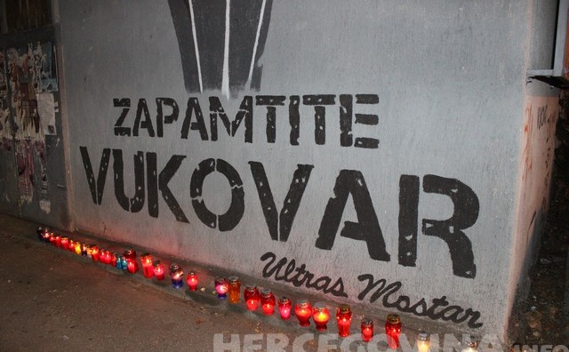 Mostarski Ultrasi odali počast Vukovaru