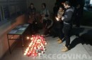 studentski zbor, svijeće, Mostar