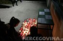 studentski zbor, svijeće, Mostar