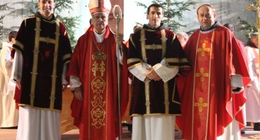 Mostar: Đakonsko ređenje fra Alena Pajića i fra Ivana Penavića 