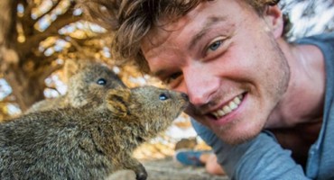 selfie, životinje,  australski avanturist