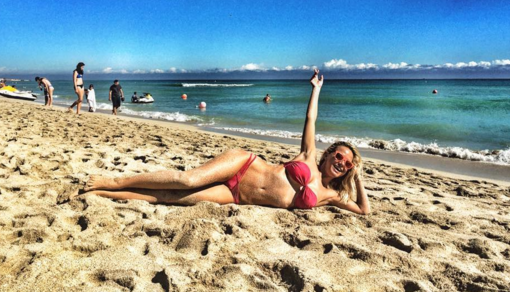 Uživanje na plaži: Maja Šuput je slobodna, gola i pozitivna...