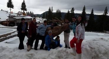 Odred Izviđača Radobolja Mostar na zimovanju u planinarskom domu Zaselje