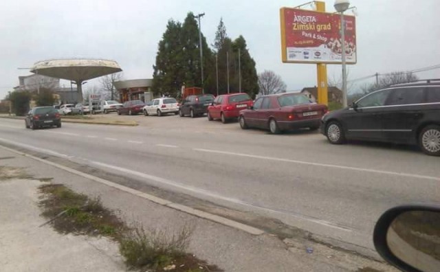 crpka, benzinska crpka, gužva, Ljubuški