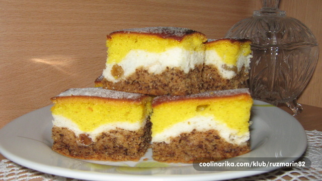 IZLAZAK SUNCA - kolač koji se pravi od tri biskvita