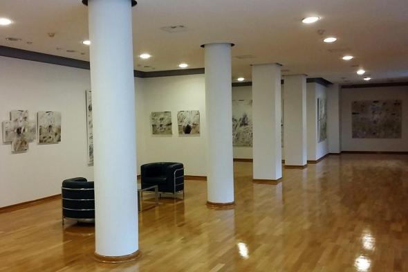Veliki Matko Trebotić dana 11. veljače u mostarskoj Galeriji Aluminij