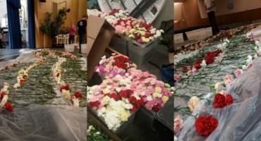 Valentinovo, cvijeće, pokon