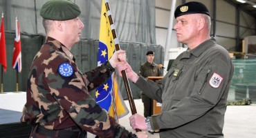 Svečanost primopredaje dužnosti zapovjednika u Višenacionalnoj bojni EUFOR-a 