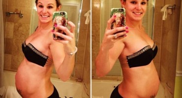 Internet ludi zbog trudnice koja se hvali trbušnjacima u osmom mjesecu trudnoće