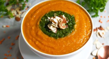  Marokanska krem juha od crvene leće i mrkve