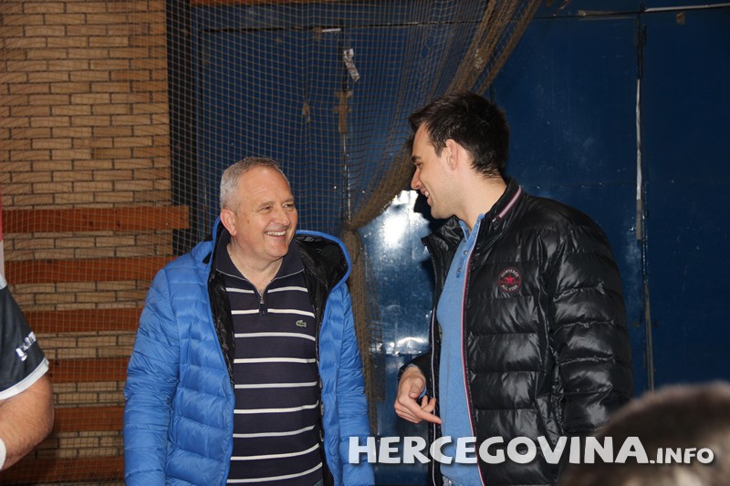 Marino Marić bodrio Zrinjski i izazvao oduševljenje u dvorani na Bijelom Brijegu