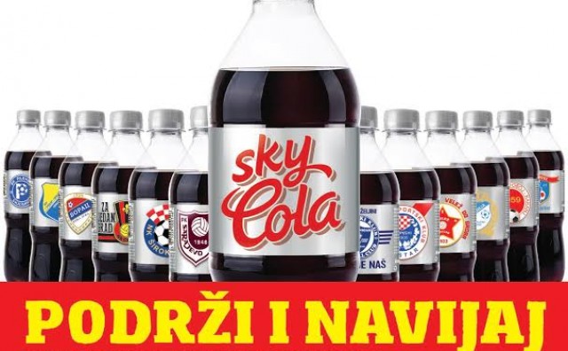  Sky Cola u novoj ambalaži lokalnih nogometnih klubova