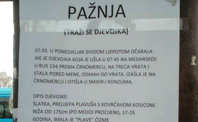 djevojka, potraga, autobus, Zagreb