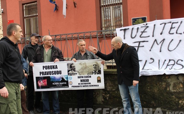 šantić prosvjed
