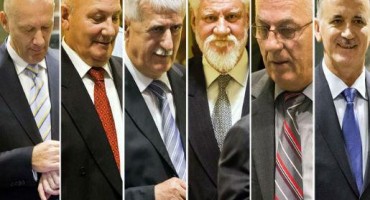 hrvatska šestorka u haagu, Hrvatska, suđenje