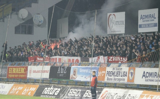 FK Željezničar, HŠK Zrinjski, Stadion HŠK Zrinjski, Ultrasi, Ultras Zrinjski Mostar