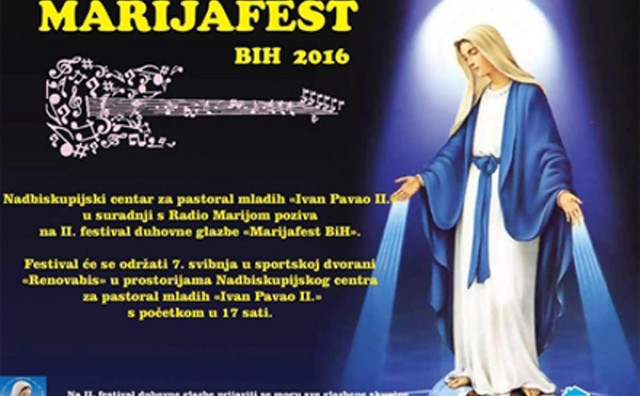 Poziv mladima na glazbeni festival ‘Marijafest BiH’