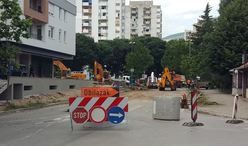 Započeli radovi na novom kružnom toku u Mostaru