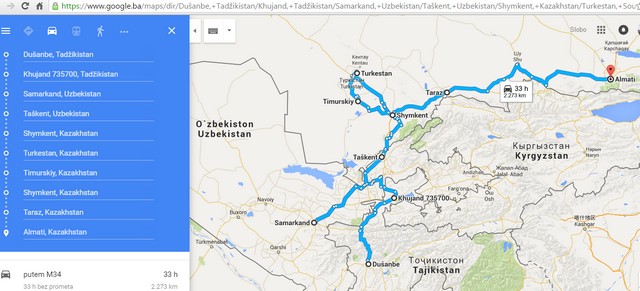 Putopis Ljubušaka Slobodana Tomića: Tajikistan, Uzbekistan, Kazakhstan - TriStan Marathon Tour 2016.
