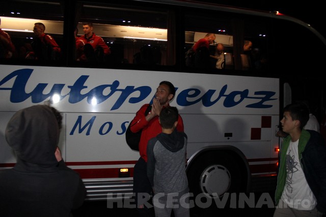 Veličanstven doček nogometaša Zrinjskog nakon osvajanja titule prvaka 