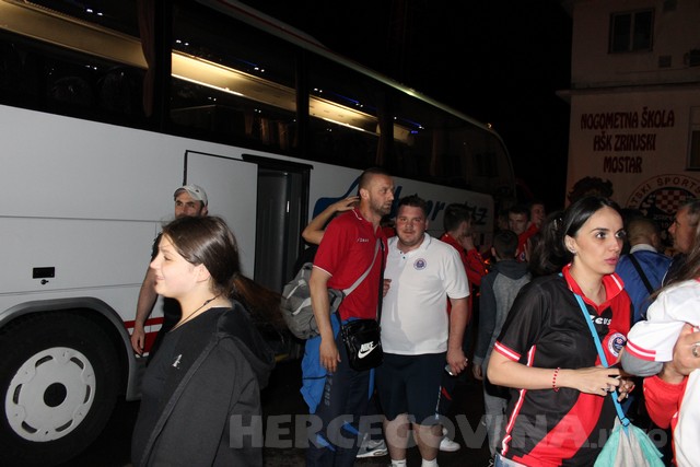 Veličanstven doček nogometaša Zrinjskog nakon osvajanja titule prvaka 