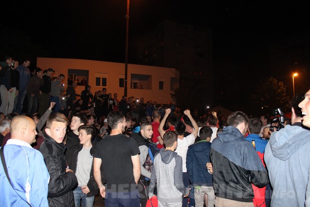 Veličanstven doček nogometaša Zrinjskog nakon osvajanja titule prvaka 