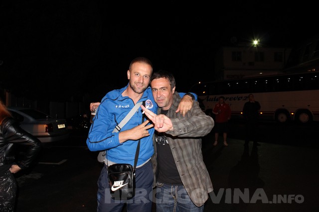 Veličanstven doček nogometaša Zrinjskog nakon osvajanja titule prvaka 