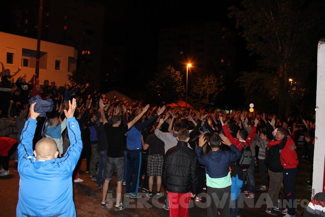 Veličanstven doček nogometaša Zrinjskog nakon osvajanja titule prvaka 