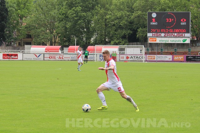 HŠK Zrinjski: FK Sloboda 2:1