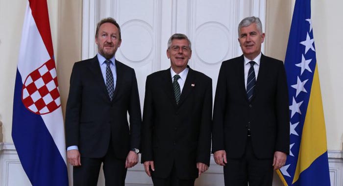Članovi Predsjedništva BiH primili predsjednika Hrvatskog sabora