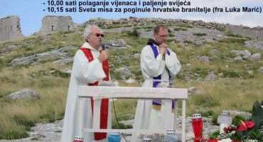 Počast poginulim Hrvatskim braniteljima  na Merdžan glavi