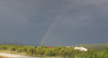 Duge na nebu  iznad Hercegovine